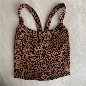 Free people movement Leopard Print Camisole Top